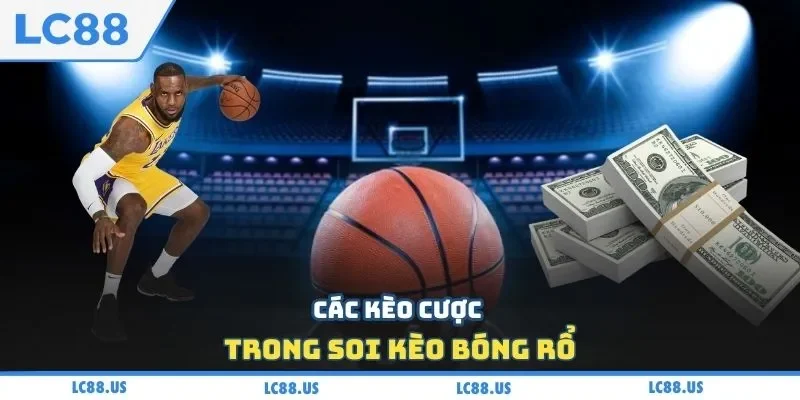 Các kèo cược trong soi kèo bóng rổ